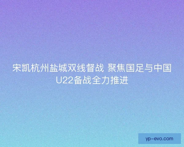 宋凯杭州盐城双线督战 聚焦国足与中国U22备战全力推进